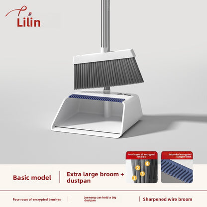 Foldable Broom and Dustpan Set for Home Cleaning