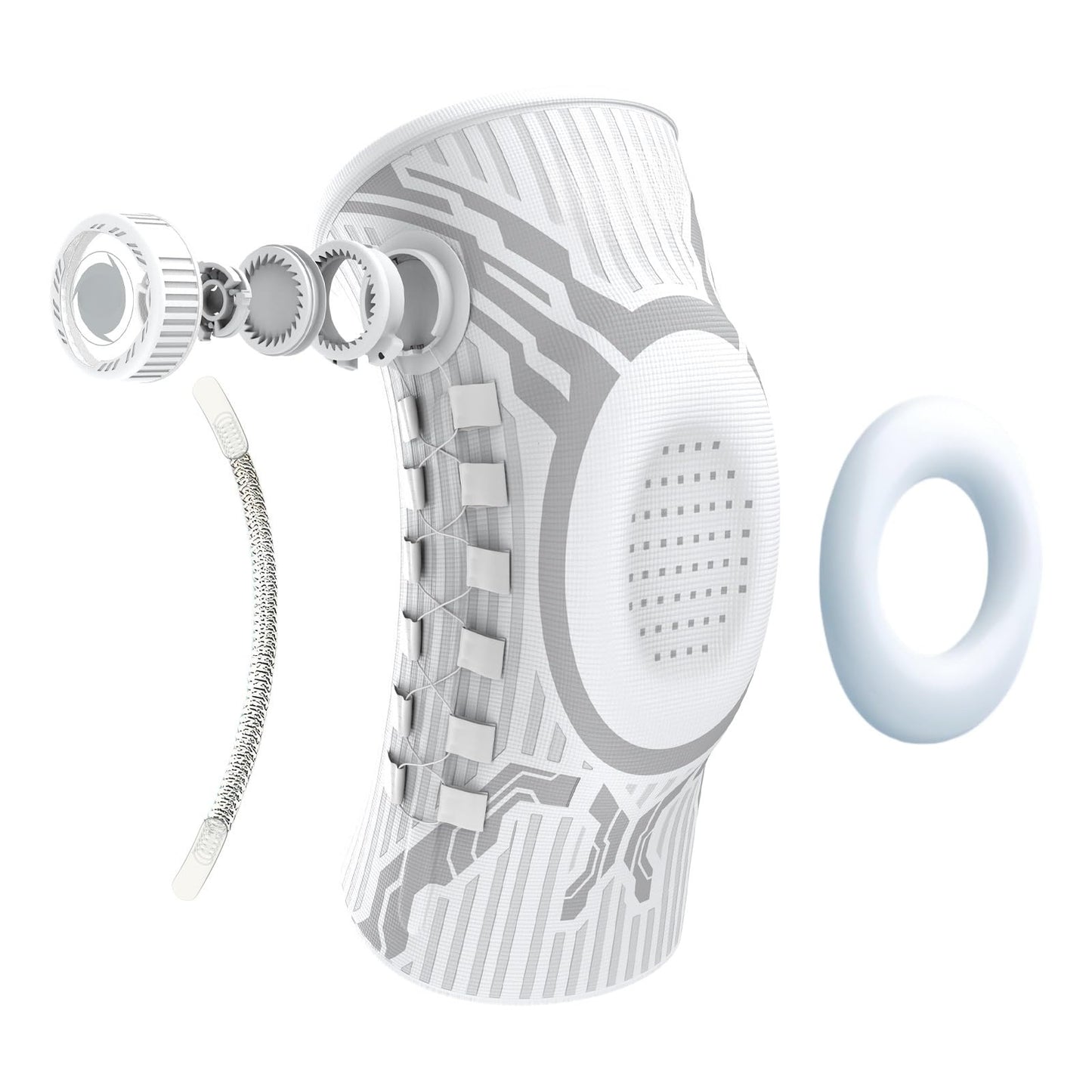 Adjustable Compression Knee Support with Patella