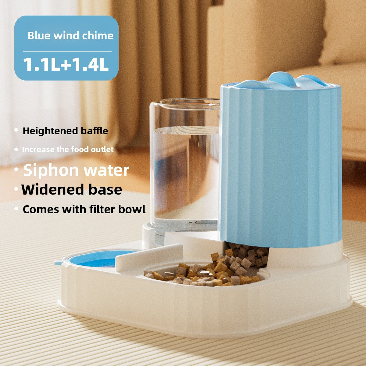 2-in-1 Food & Water Station