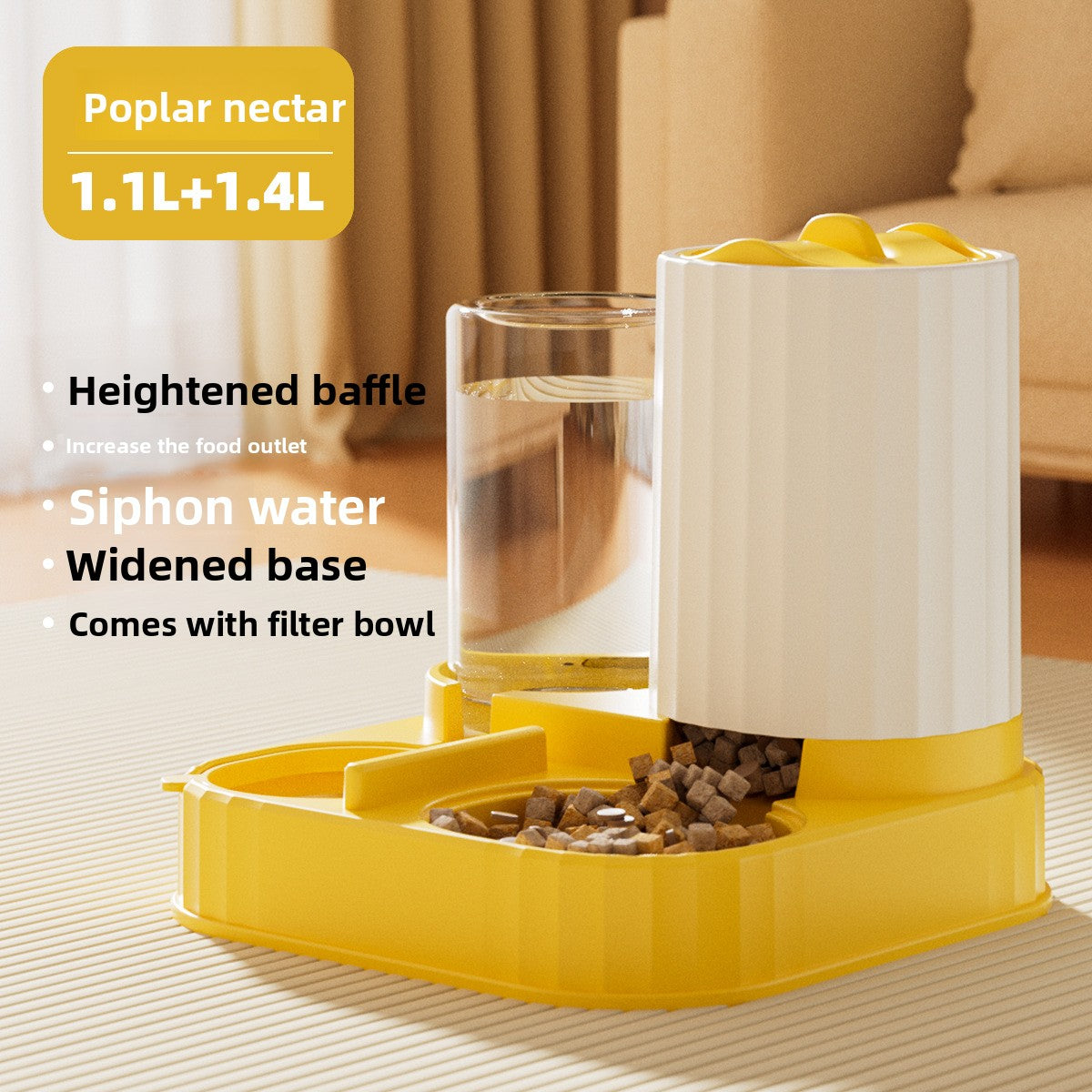 2-in-1 Food & Water Station